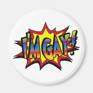 Aimant Je suis Gay Burst