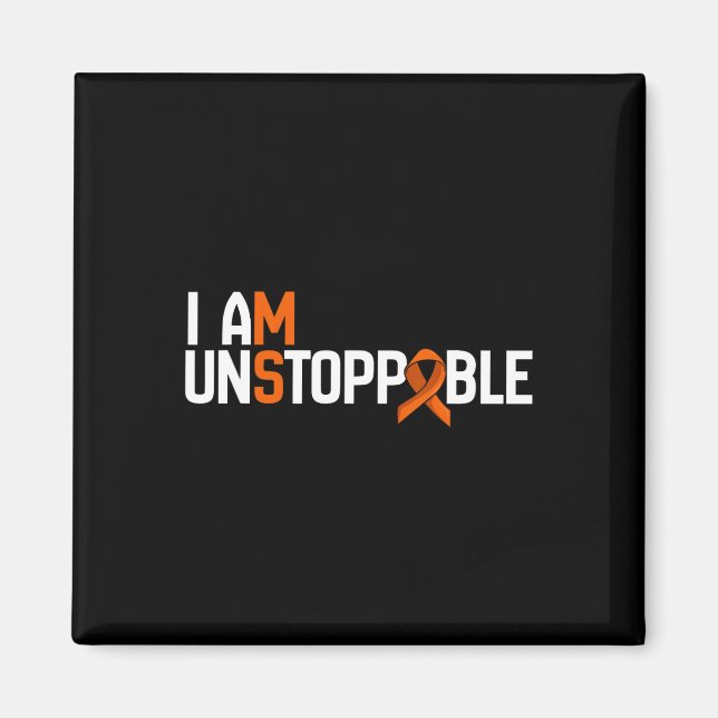 Aimant Je Suis Instoppable Sclérose En Plaques (Devant)