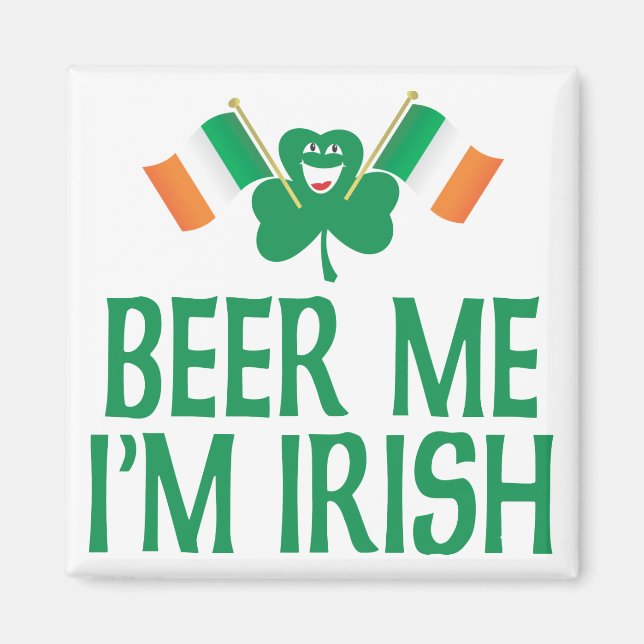 Aimant Je suis irlandais (Devant)