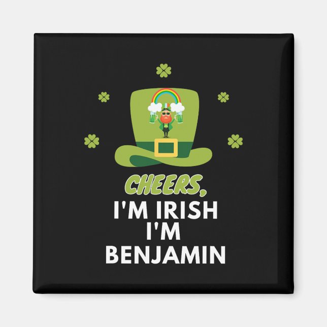 Aimant Je Suis Irlandais Je Suis Benjamin (Devant)