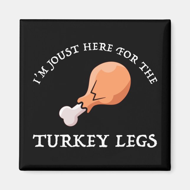 Aimant Je suis Joust ici pour les jambes de Turquie (Devant)