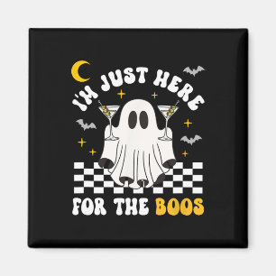 Aimant Je suis juste ici pour le Boos Halloween Drinker M