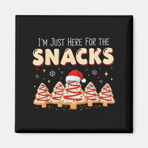 Aimant Je suis juste là pour les gâteaux de Noël Snacks D