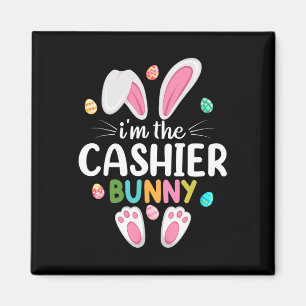 Aimant Je suis La Caisse Bunny Matching Famille Pâques