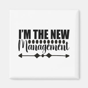 Aimant Je suis la nouvelle direction Femme nouvellement m