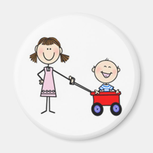 Aimant Je suis la petite bâton de frère (Devant)