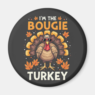 Aimant Je suis la Sassy de Thanksgiving de Bougie Turkey