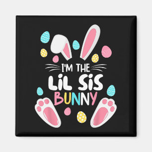 Aimant Je suis La Soeur Bunny Lil Sis Matching Family Eas