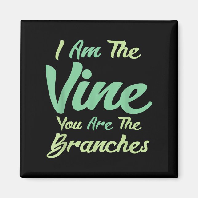 Aimant Je Suis La Vigne Que Vous Êtes Les Branches Inspir (Devant)