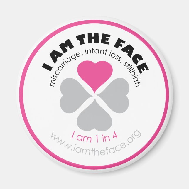 Aimant Je suis l'aimant facial (Devant)