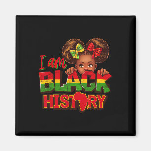 Aimant Je suis le Mois de l'histoire des Noirs Afro-Améri