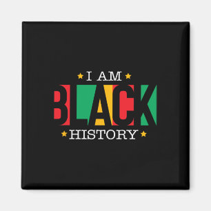 Aimant Je suis le Mois de l'histoire des Noirs Fierté afr