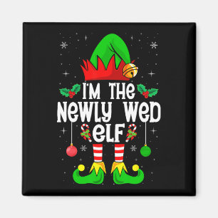 Aimant Je suis le nouveau Elfe Mariage fête de mariée Noë