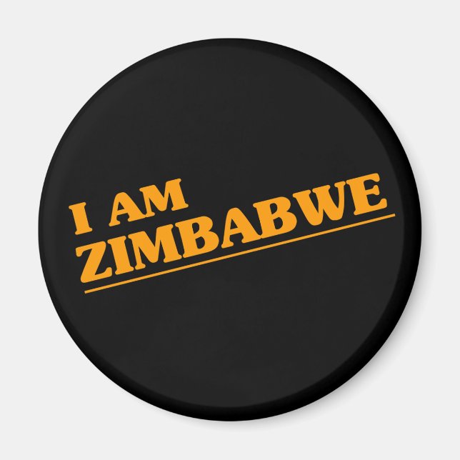 Aimant Je suis le Zimbabwe (Devant)