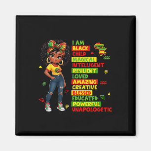 Aimant Je suis l'enfant noir Mois de l'histoire afro-amér