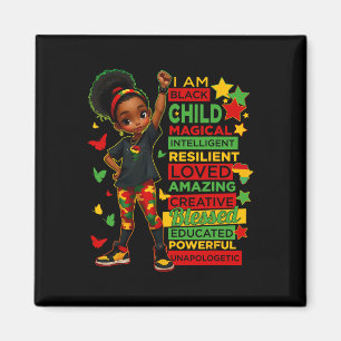 Aimant Je suis l'enfant noir Mois de l'histoire afro-amér