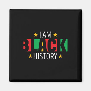 Aimant Je suis l'histoire noire Afro-Américaine Histoire
