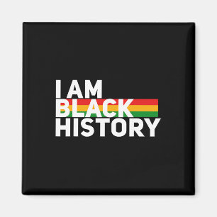 Aimant Je suis l'histoire noire Célébration du Mois de l'