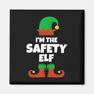 Aimant Je suis l'officier de Noël de la famille des elfes