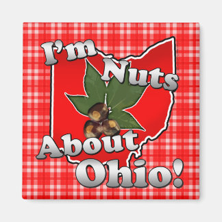 Aimant Je suis Noix à propos de l'Ohio, Drôle coquin rous
