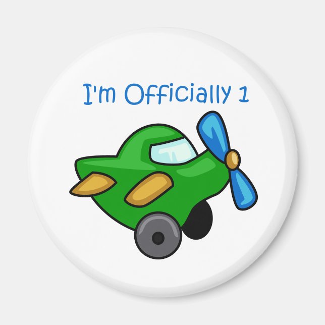 Aimant Je suis officiellement 1, Jet Plane (Devant)