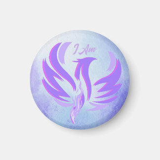 Aimant Je Suis Oiseau de Feu à Flamme Violette - Féminin