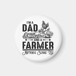 Aimant Je suis papa et paysan   Agriculture