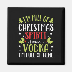 Aimant Je suis plein de Vodka Noël Drôle Cadeaux Vodka po