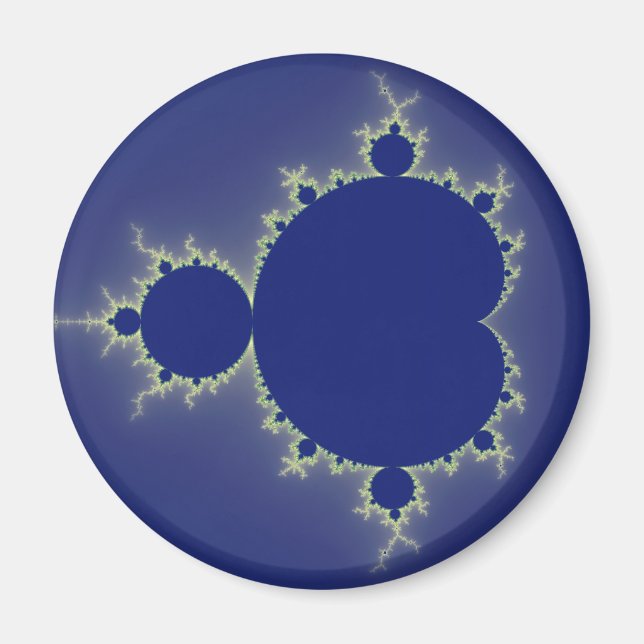 Aimant Je Suis Si Bleu - Fractal (Devant)