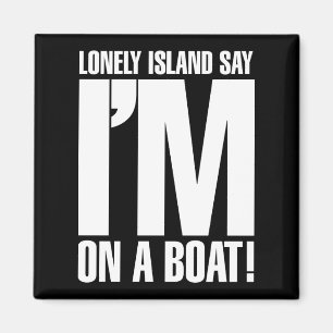 Aimant Je suis sur un bateau