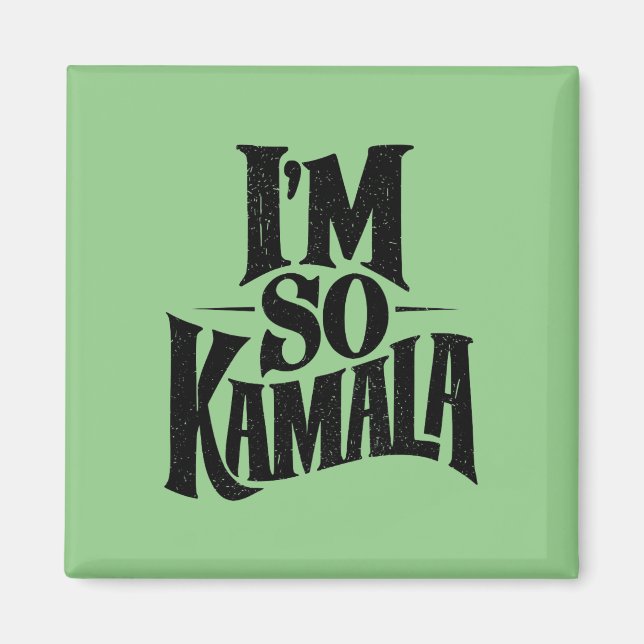 Aimant Je suis tellement Kamala Brat Green Meme  (Devant)