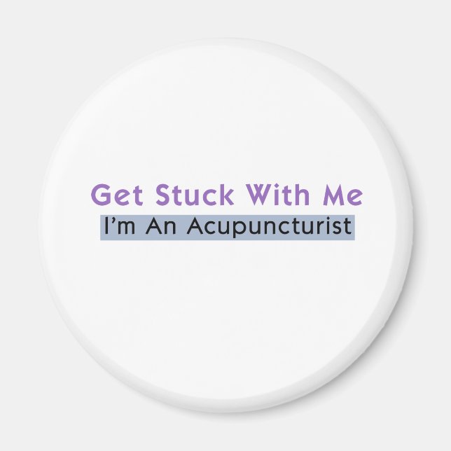 Aimant Je suis un acupuncturiste (Devant)