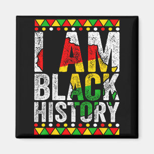 Aimant Je suis un cadeau d'histoire noire Fierté noire Am