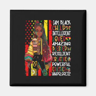 Aimant Je suis un enfant noir Mois de l'histoire afro-amé