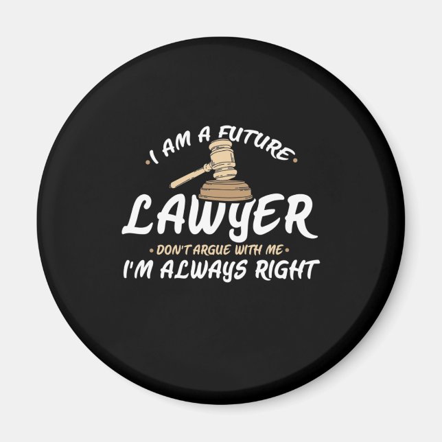 Aimant Je suis un futur avocat (Devant)