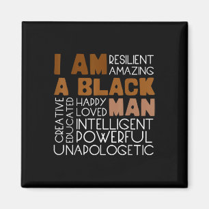 Aimant Je Suis Un Homme Noir Inspirationnel Mois De L'His