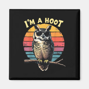 Aimant Je Suis Un Hoot Sarcastique Dit Chouette Oiseau Ré