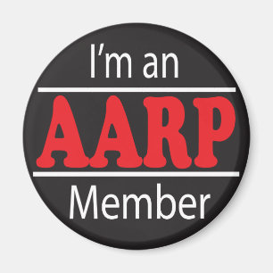 Aimant Je suis un membre d'AARP - drôle