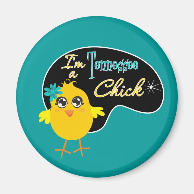 Aimant Je suis un poussin du Tennessee (Devant)