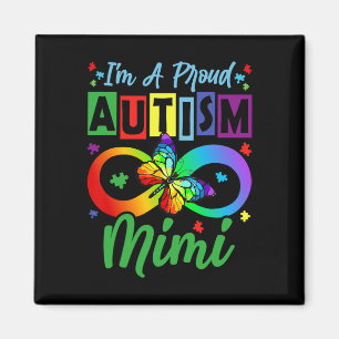 Aimant Je suis une fierté autisme Mimi papillons Sensibil