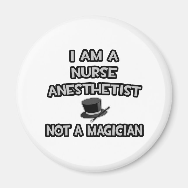 Aimant Je Suis Une Infirmière Anesthésiste ... Pas un mag (Devant)