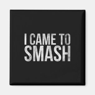 Aimant Je Suis Venu À Smash Pour Badminton Player Ou Badm