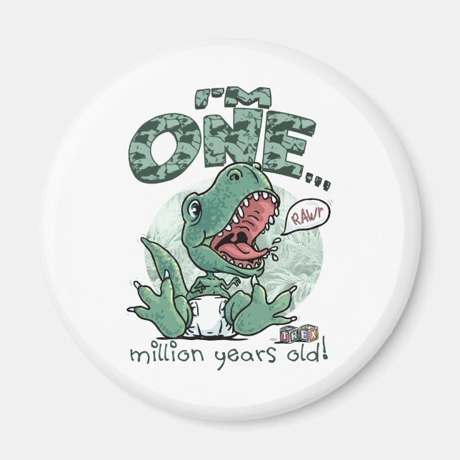 Aimant Je suis vieux de plusieurs millions d'années (Devant)