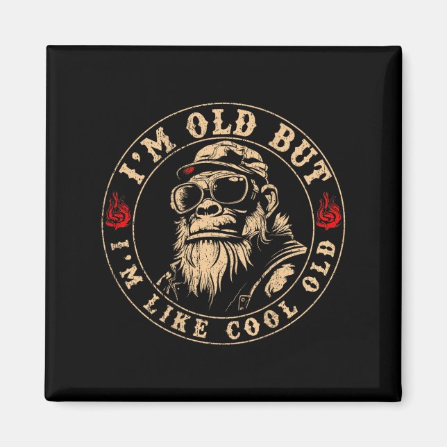 Aimant Je suis Vieux Mais Je suis Comme un Vieux Singe Am (Devant)