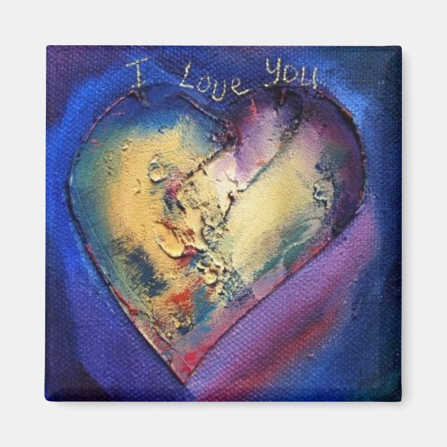 Aimant Je T'Aime L'Aimant Du Coeur (Devant)