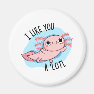Aimant Je T'Aime Un Pun Axolotl Lotl Drôle