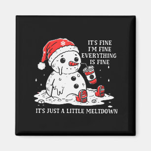 Aimant Je vais bien, tout va bien, c'est juste un Noël Me