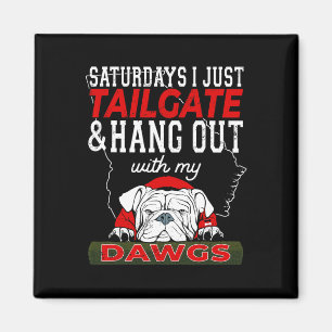 Aimant Je Vais Juste Tailgate Et Hangout Avec Mes Dawson 
