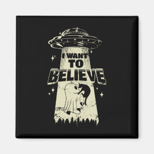 Aimant Je Veux Croire - Drôle Chat Est Enlevé