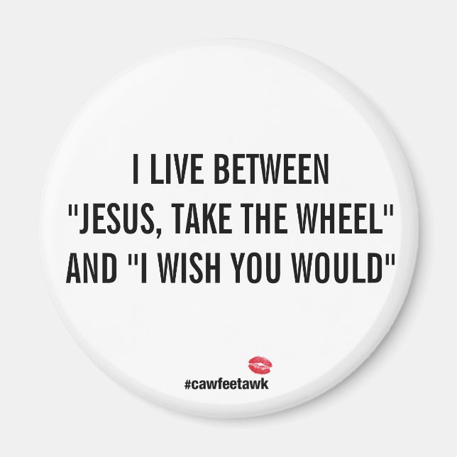 Aimant Je vis entre l'aimant (Devant)